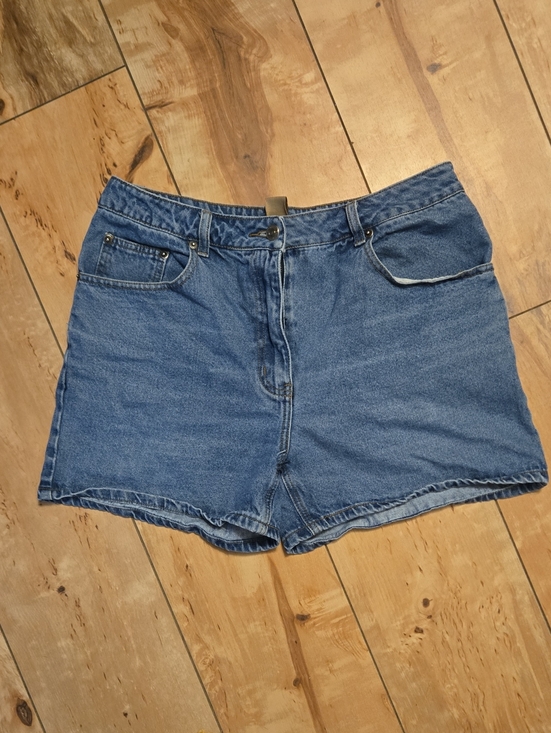 Cotton Ginny Pants - Cotton Ginny - Retro Denim Shorts in Blue